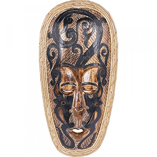 KOH DECO Masque Maori Moko en Bois 50 cm Cover