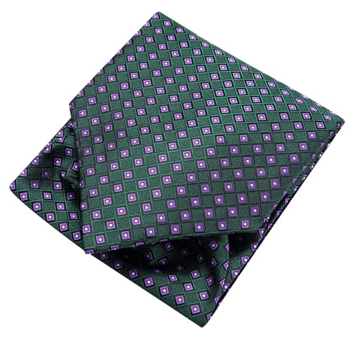 Image of Dubulle Paisley Floral Ascot for Men Self Tie Mens Cravat and Pocket Square Cufflinks Wedding