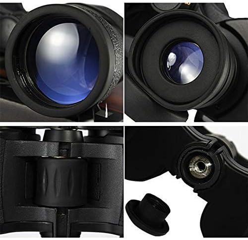 Practical Telescope Catadioptric Telescope 20X50 Powerful Outdoor Hd High Zoom Blue Film Double Barrel Metal Nonslip Telescope for Hunting/Camping Telescope