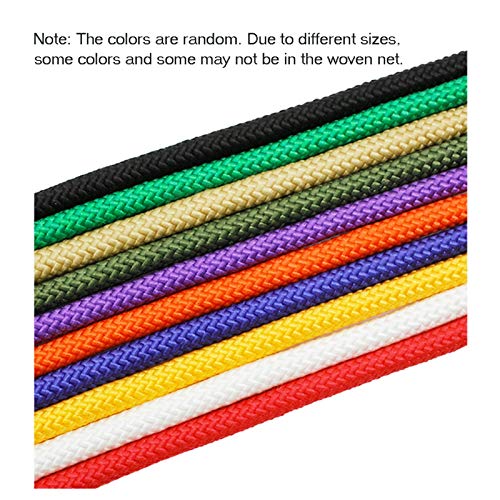 Foto von Kletternetz kinder outdoor Buntes, Krabbelnetzwand Schutznetz Klettergerüst Kletternetz für Freiensport-Entwicklungstraining, Garten,Outdoor, Indoor, Belastbar Bis 250 Kg(Size: 1x2m/3.9x6.6ft)