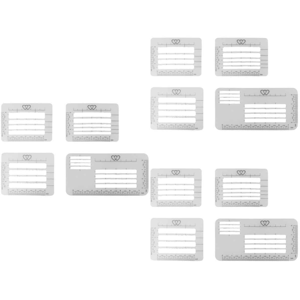 HOMSFOU 3 Series Plantillas De Dirección De Sobres De Plantillas Para Direcciones Escritura Con Guías Precisas Para Manualidades Y Proyectos Escolares 8 Piezas X 3