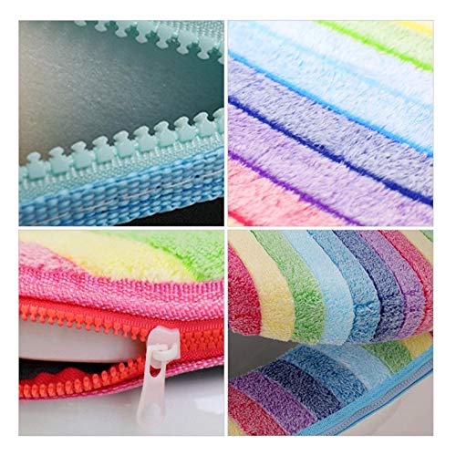 YFJLOVE YUFENGJIAO 1 Set Bunte Toilette Sitzbezug WC Deckelabdeckung Flanell WC-Sitzkissen für Haus Badezimmer – Bild 7