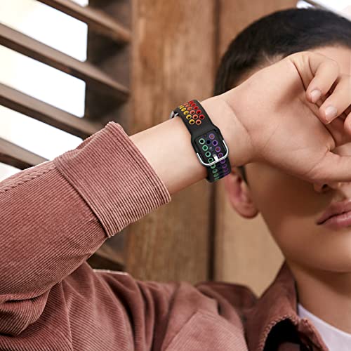 Nahai 3 Pack Sport Bands Compatible With Samsung Galaxy Watch 46Mm/Gear S3 Frontier For Men Women, 22Mm Watch Band Silicone Quick Release Rubber Replacement Strap For Galaxy Watch 3 Lte (45Mm) #TOP6