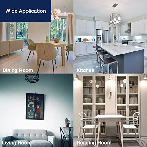 Flsnt 100W Equivalent Led Chandelier Light Bulbs E26 Base, 5000K Daylight Dimmable Led Candelabra Bulbs, 800Lm, 6 Pack #TOP6