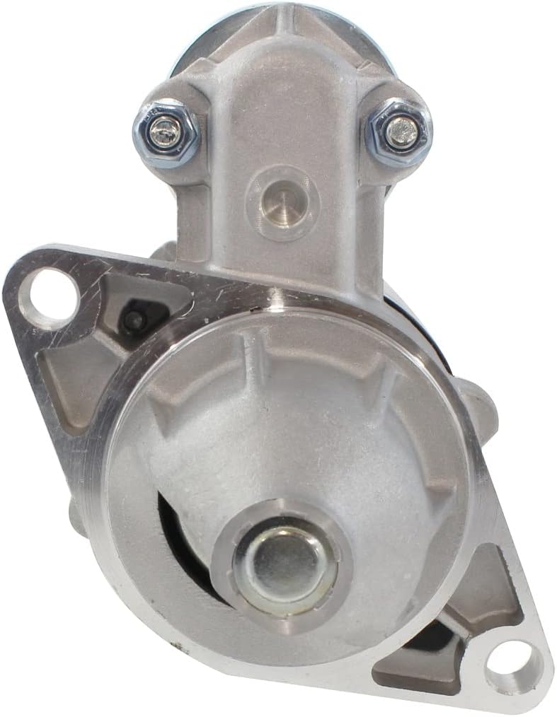 URQS Starter Motor, end view with drive gear