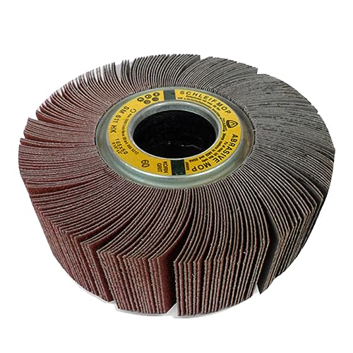 Roue de polissage non tissée 165 mm abrasive grain 80 de finition