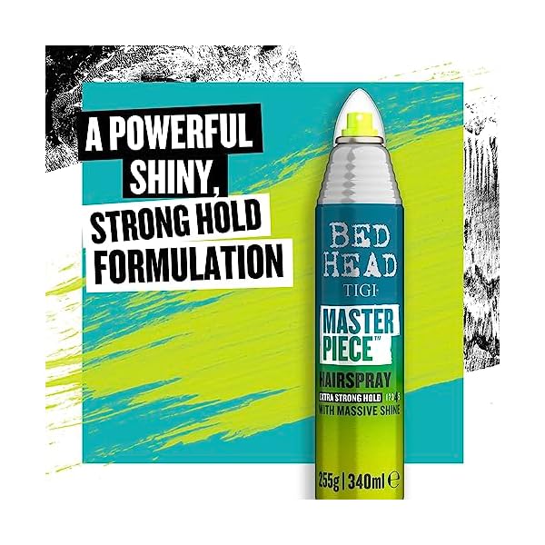 Bed Head by Tigi Masterpiece Shiny Haarspray für starken Halt und Glanz, 340 ml – Bild 3