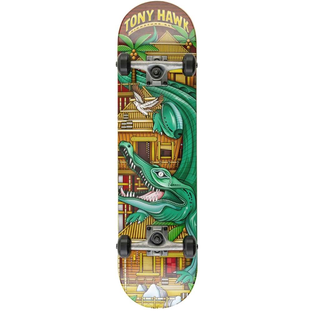 Tony Hawk SS 180 Complete Crocodile Creek Complete Skateboard 7.75""