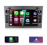 Android 10 Autoradio Auto Multimedia -System mit 7 -Zoll -Touchscreen für Antara / Corsa C / Zafira -Unterstützung WiFi Mirror Link Bluetooth SWC DVR RDS (Grau)