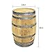 LYUGGAGE Oak Rye Whiskey Barrel 15 Gallon with Barrel Cover, Fresh Empty Barrel, Refillable, Authentic White Oak Barrel for Decorative and DIY Projects, Aging Homebrew Beer, Wine, Cider, Spirits