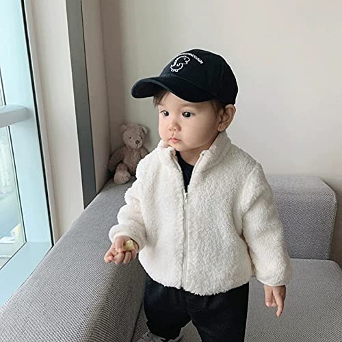 Girls Fuzzy Sherpa Coat Full Zip Fleece Jacket Warm Winter Outwear Windproof Sweaters Soft Thick Jackets Clothes2