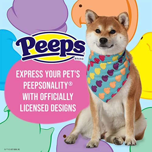 Peepsforpetschickrainbowprintdogbandanamediumlargelargedogbandanaofficiallylicensedpetproductcutesoftmachinewashabledogapparelaccessoriesforalldogs Urban Country Home Decor Peeps for pets chick rainbow print dog bandana mediumlarge large dog bandana officially licensed pet product cute soft machine washable dog apparel accessories for all dogs urban country home decor