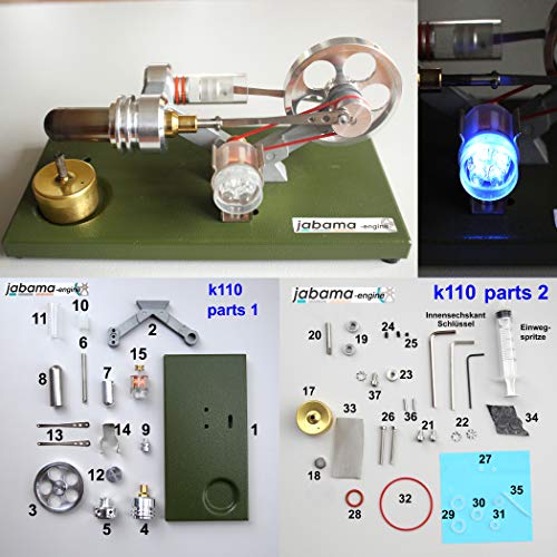 Preisvergleich Produktbild jabama Bausatz Stirlingmotor mit LED