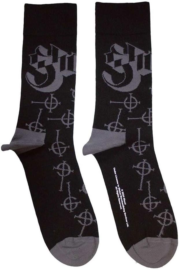 Ghost Symbol Band Logo Pattern Ankle Socks One Size