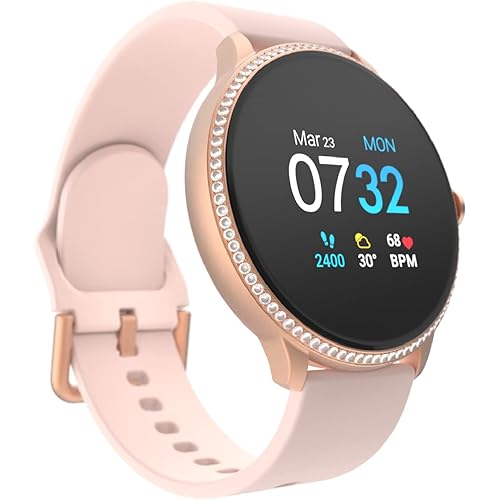 iTouch Sport 3 Smartwatch (with 24/7 Heart Rate Tracking, Step Counter, Notifications, Body Temperature Monitor)