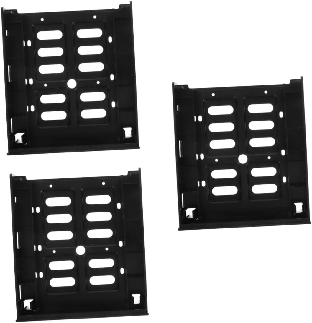 Uonlytech 3pcs Internal Hard Drive Mounting Bracket to Ssd Adapter for Easy Installation High Temperature Resistance and Heat Dissipation