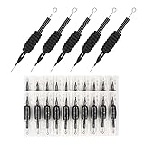 agujas tatuajes usos EL PAQUETE INCLUYE: tubo de tatuaje desechable con agujas de tatuaje preesterilizadas surtidas.Paquete de 40 x combo de agujas y tubos de tatuaje desechables: RL: 3 5 7 9, RS: 5 7 9, M1: 5 7 9 (cada tamaño de agujas y tubos de tatuaje 2pcs.25mm 1 ")