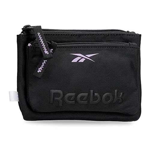 Reebok Linden Neceser Dos Compartimentos Negro 17x9x2 cms Poliéster
