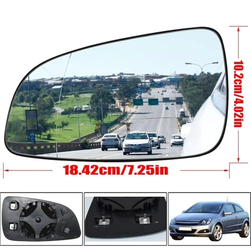 Miroir de rétroviseur cassé ? Solution chauffante gauche pour Astra