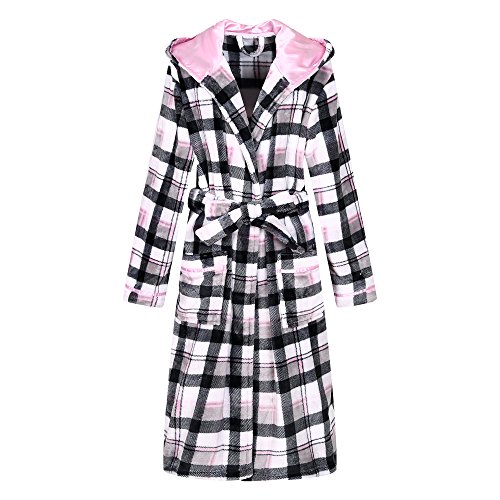 Richie House Women's Plush Fleece Bathrobe