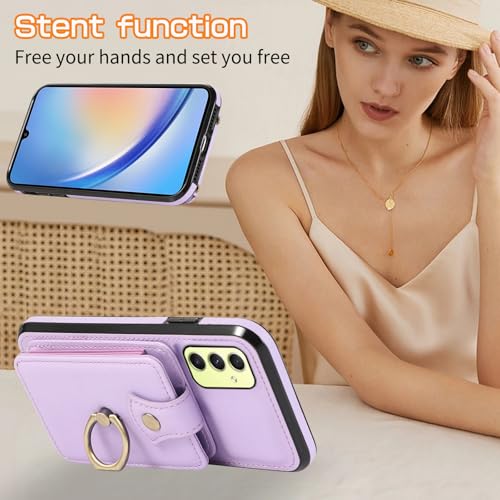 Coque Galaxy A06 Asuwish Violet antichoc avec protection ecran