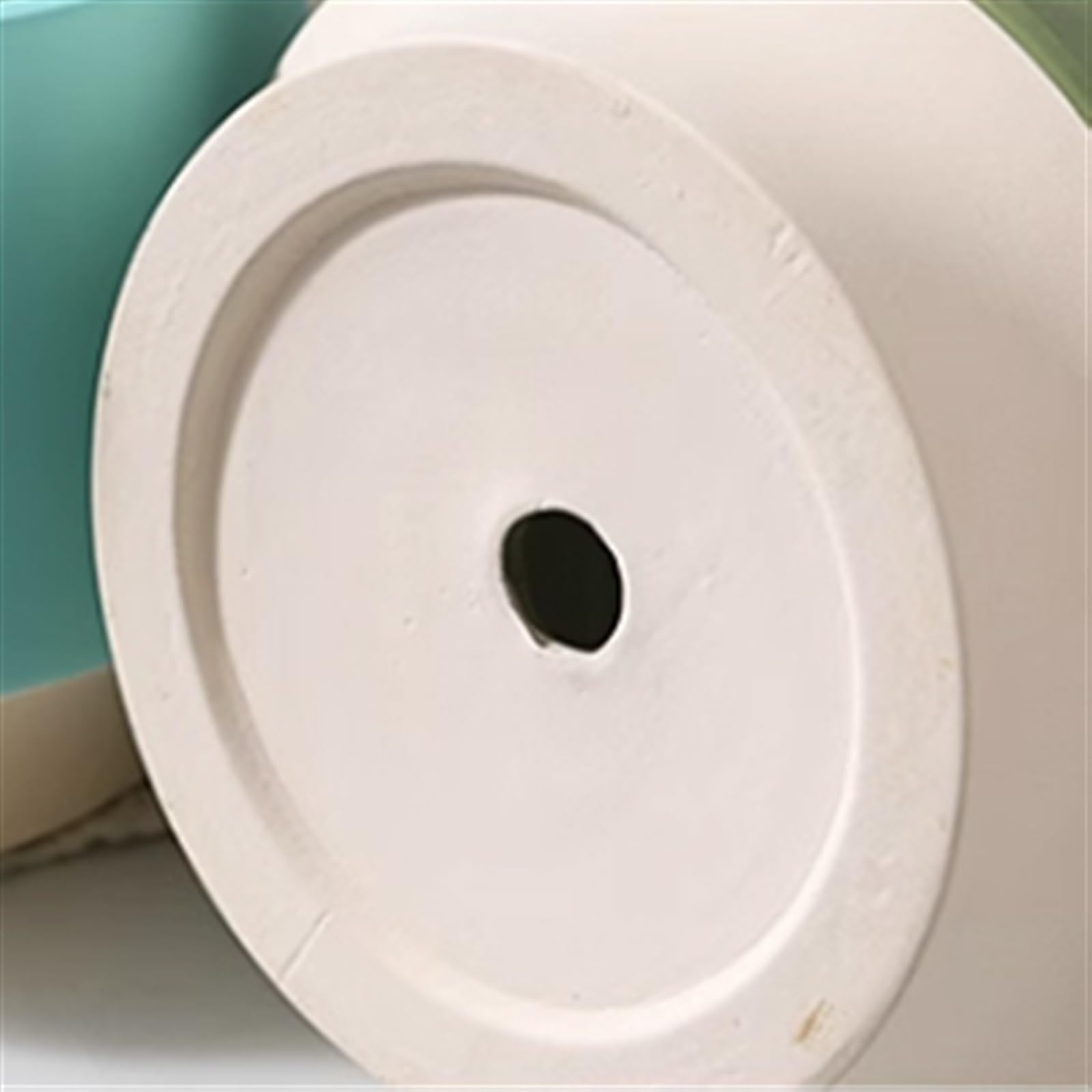 Doniczka jednolity kolor sześciokątny małe ceramiczne doniczki dom salon pokój wewnętrzny duża średnica doniczki do kwiatów biurko minimalistyczne zielone doniczki (białe, duże)