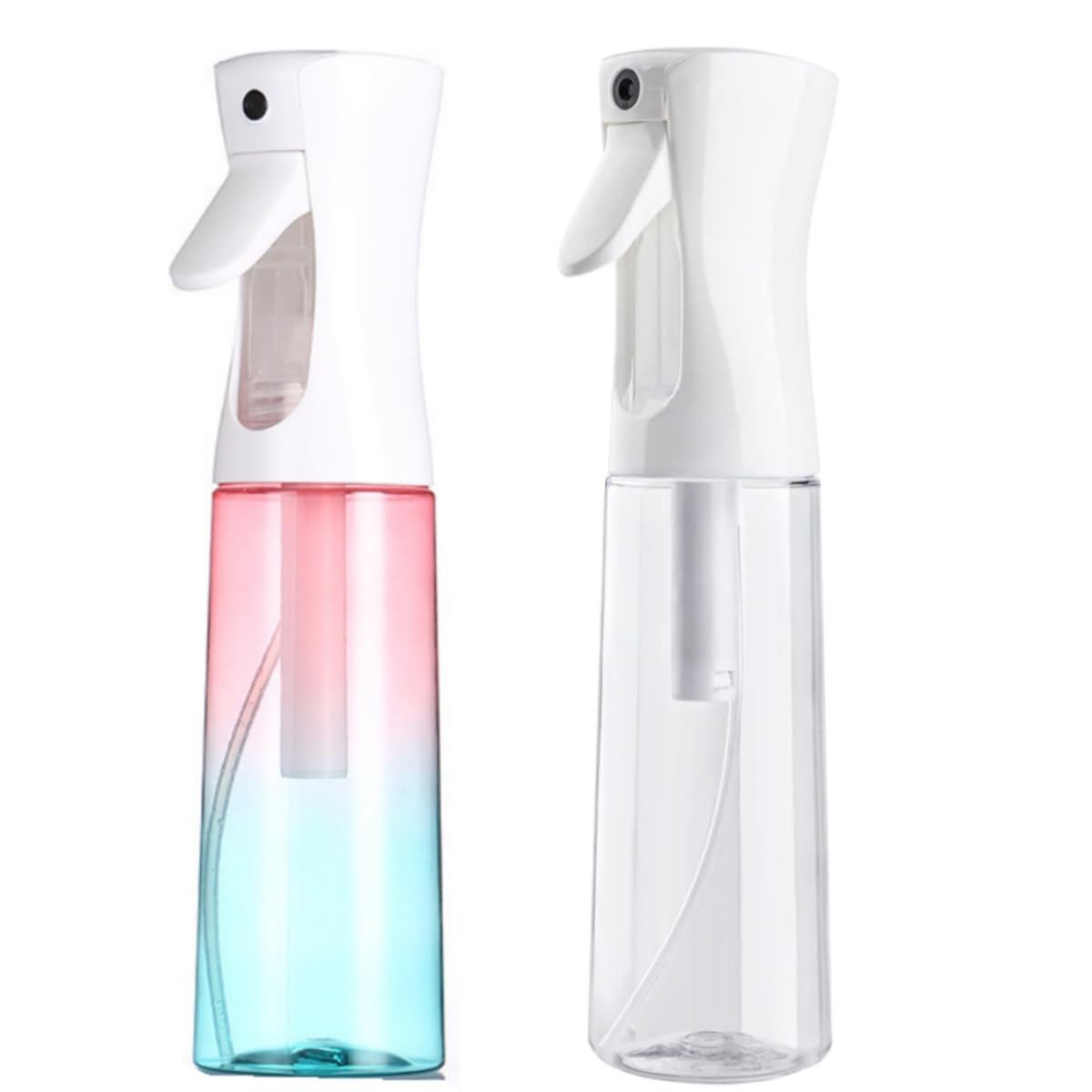 Brvcdh Misto Continuous Spray Bottle with Ultra Fine Mist - 10.1oz/300ml for Hair, Home Cleaning, Salons, Plants, Aromatherapy, and More - Hair Spray