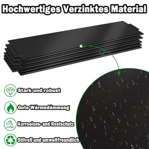 Metall Rasenkante 5 m x 15 cm verzinkt für Beetumrandungen