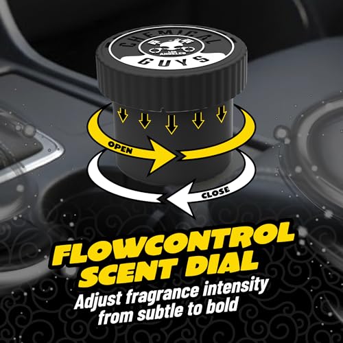 Image of Chemical Guys, Black Frost Scent Gel Can Air Freshener, Vent Control, 3 Pk