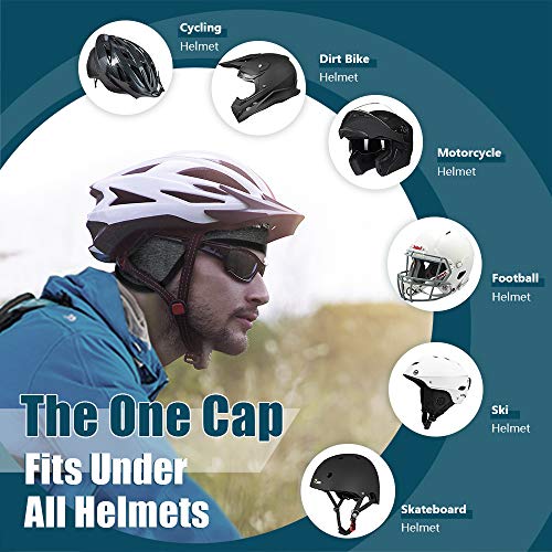 Hikenture Winter Skull Cap Helmet Liner For Men Women Thermal Cycling Hat Grey #TOP2