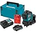 Makita SK700DNAJ 12V max CXT? Lithium-Ion Cordless Self-Leveling 360? 3-Plane Red Laser Kit (2.0Ah), Class II, 635 nm, 2 mW