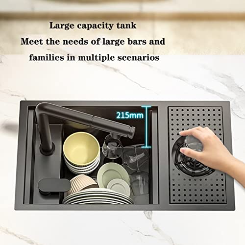Fregadero para cocina pequeña de 60 cm que resuelve la falta de espacio con su lavavasos rápido 5