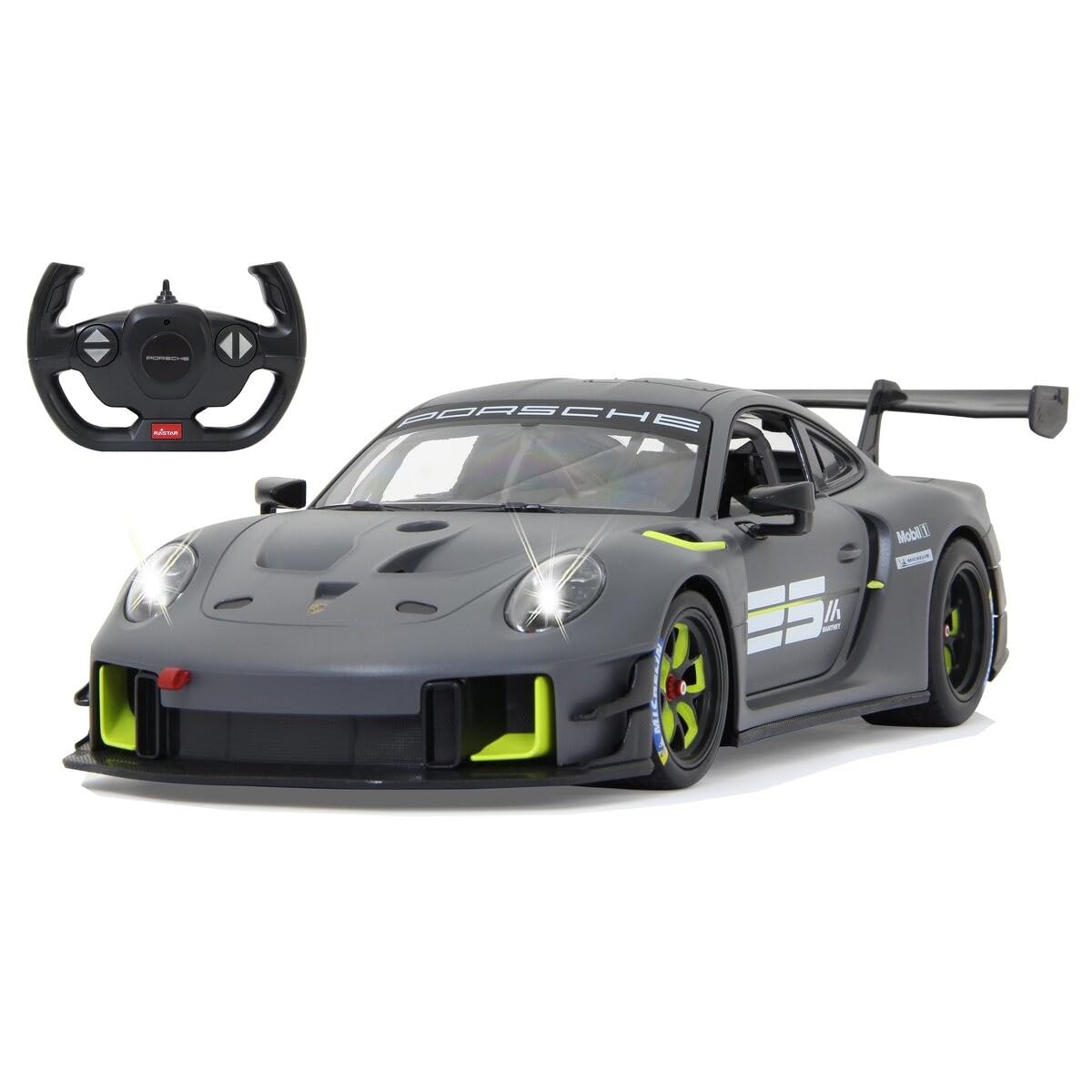JAMARA Porsche 911 GT2 RS Clubsport 25 1:14 2.4GHz Manual Door Transparent Windshield LED Light RC Car