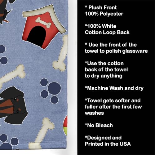 Toalla de cocina de dachshund para decorar tu hogar con alegría multicolor 8