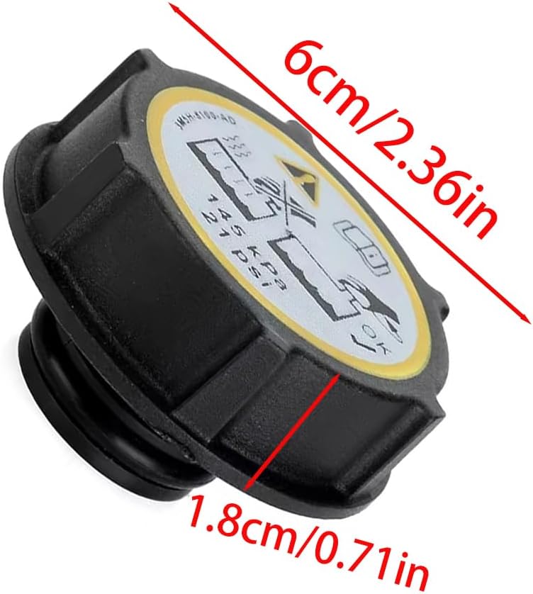30680002 Radiator Cap Compatible with Land Rover Range Rover Evoque 2012 onwards, Freelander, Volvo XC60 2.0L 2014-2019/2.5L 2015-2016/3.0L 2009-2016, XC40 2.0L 2018-2019, S60 S80 V60 V70