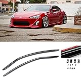 Fit 13-Up Subaru BRZ CLIP ON JDM Window Rain Guard Shield Deflector Visors 2013 2014 2015 2016