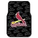 MLB St Louis Cardinals Two-Pack Front Car Floor Mat