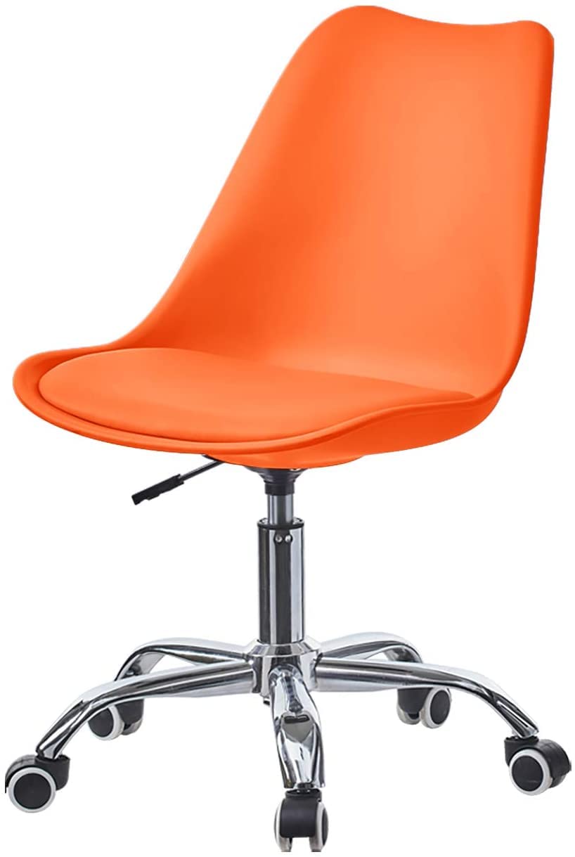 Aarpee Furnitures Armless Revolving Office Chair - Solid Steel Suitable for Home/Office/Study/Vanity/Shops/Hospital/Clinic/lab/Spa/Conference/Meeting/Reception (Orange) (B0C82Y6DCC) Amazon Price History, Amazon Price Tracker