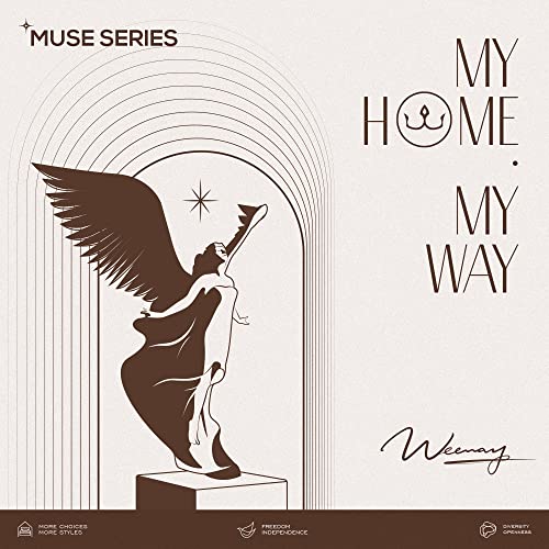 Weeway Full Size Platform Bed Frame With Adjustable Curved Rhombic Button Tufted Design Headboard, No Box Spring Needed, Easy Assembly, Dark Grey #TOP6