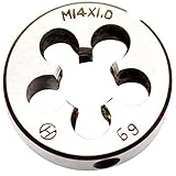 14mm X 1 Metric Left Hand Round Die, Machine Thread Die M14 X 1.0mm Pitch