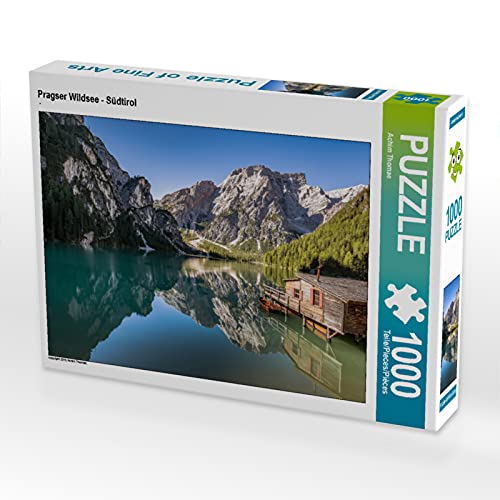 CALVENDO Puzzle „Pragser Wildsee“ – 1000 Teile, 64x48 Cm, Premium-Qualität Aus Europa, Foto-Puzzle Für Erwachsene