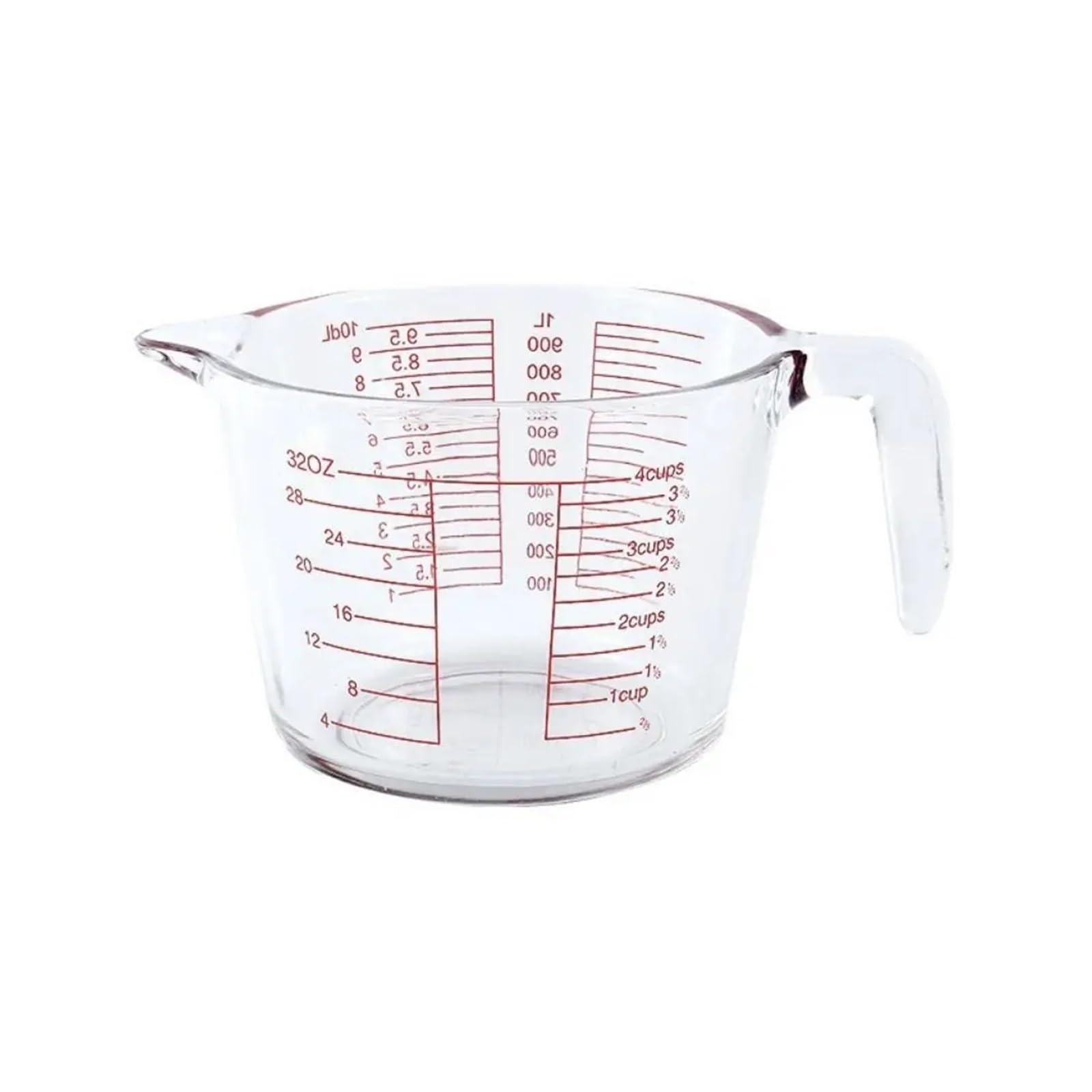 Misurini in vetro resistente alle alte temperature con scala for utensili da cucina for la casa(350ml)