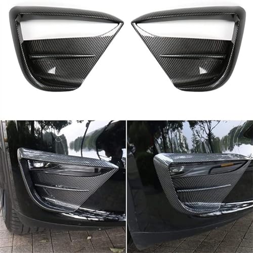 Rejilla de luz antiniebla y embellecedor protector para coche Tesla Model Y 3