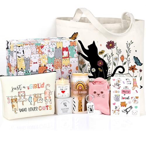 Cat Gifts for Women, Cat Lover Gifts for Women, Christmas Gift for Cats Lovers, Cats Themed Gift
