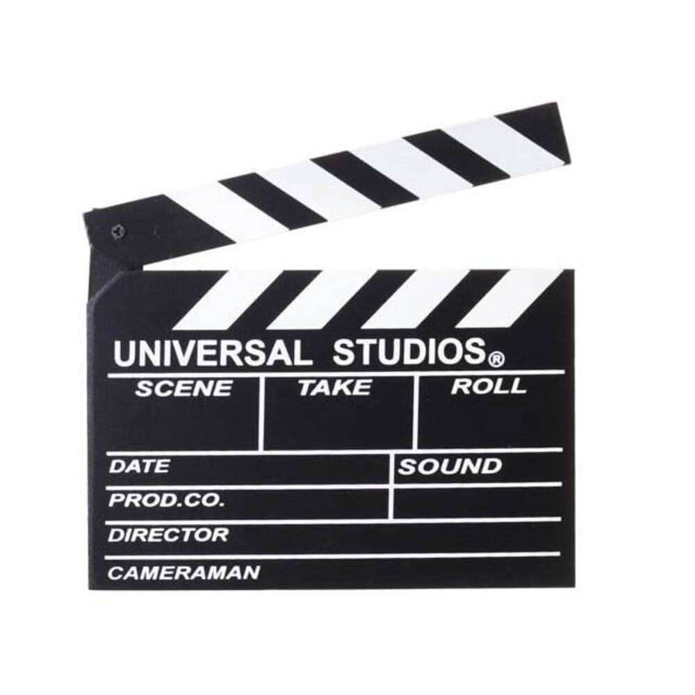 EAZYWAGON Wooden Director’s Clap Board Showpiece with Stand - Large 20x17 cm | Black & White Movie Clap Board | Unique Tabletop Gift for Bollywood & Hollywood Lovers | Ideal Film Prop-image-12