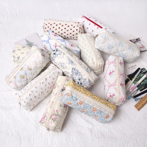 Image of Pencil Case Pen Case Office College School Storage Bag Pouch Holder Box Organizer Makeup Pouch Cosmetic Bag Aesthetic Cute Pencil Case for Girls Boys Kids (B)