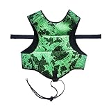 Amplias aplicaciones: el chaleco de neopreno es ampliamente adecuado para deportes submarinos al aire libre, como buceo libre, pesca submarina, kayak, vela y entrenamiento de peso de la parte superior del cuerpo, etc.
