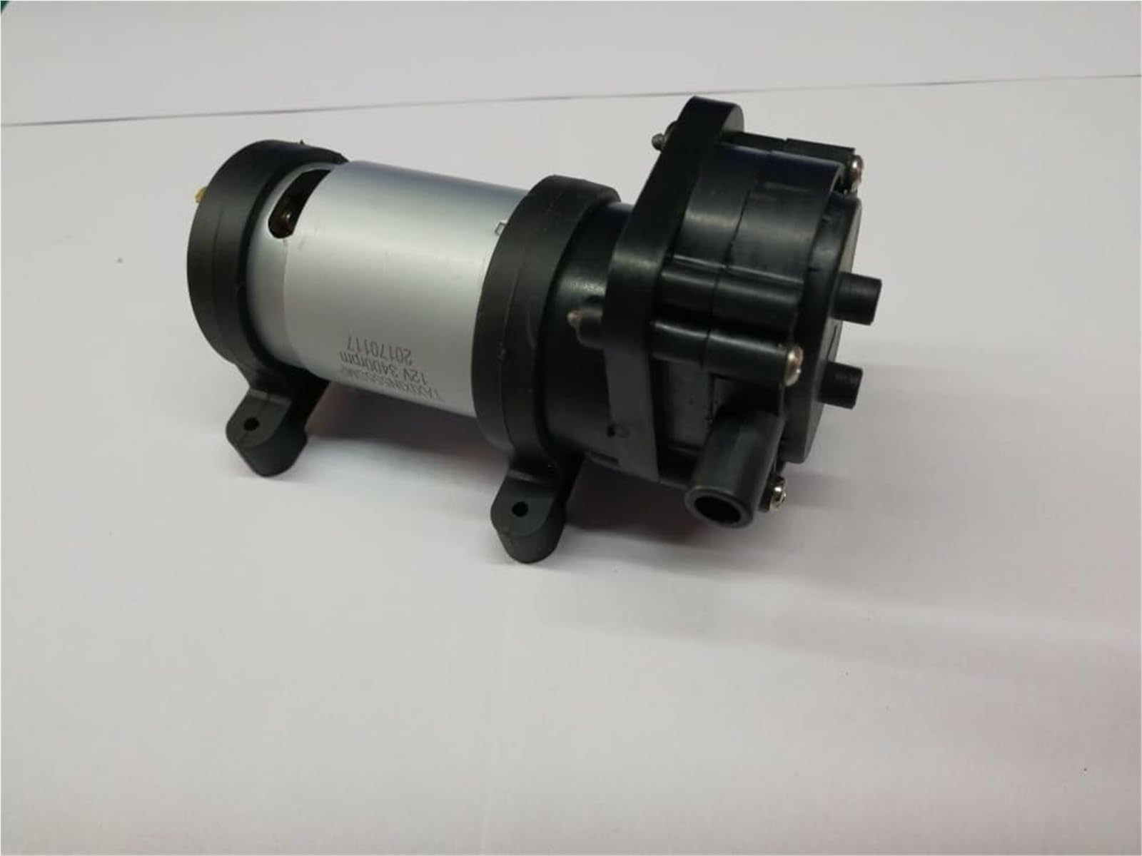 Bomba de engranajes eléctrica 550 DC 12V y 2L/min para agua caliente