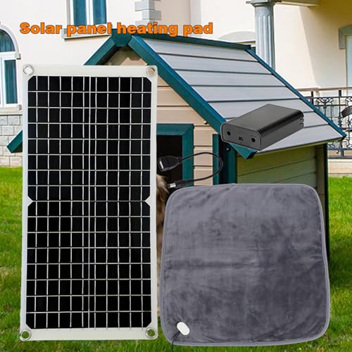Cama cálida para invierno solar LIYJTK ideal para terrazas y casetas de mascotas 5