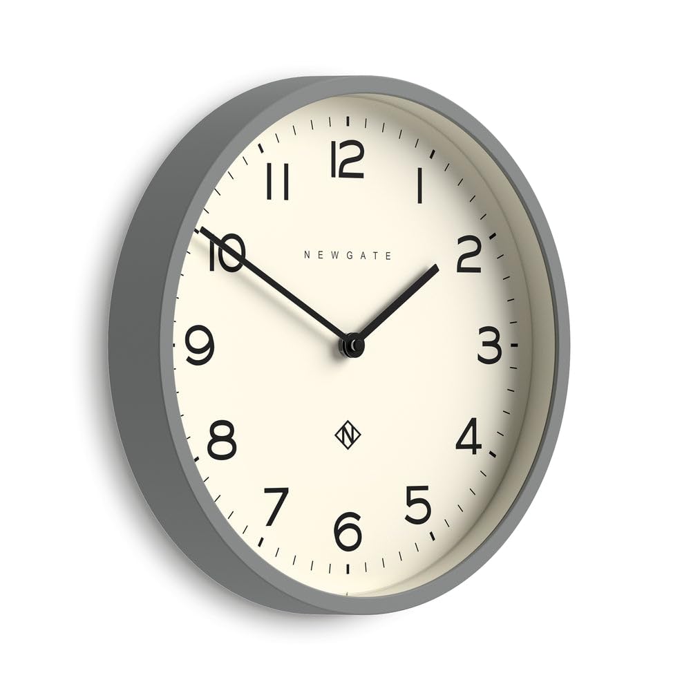 NEWGATE® Number Four Echo wall clock, Grey, 30 x 30 x 4.5 cm - Image 2